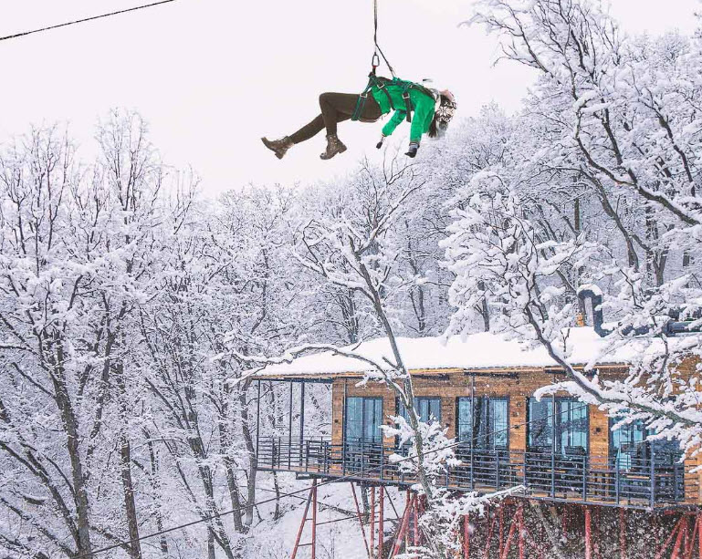Zip Line Tsaghkadzor, Armenia